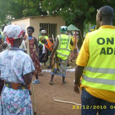 Opération de salubrité à Lomé